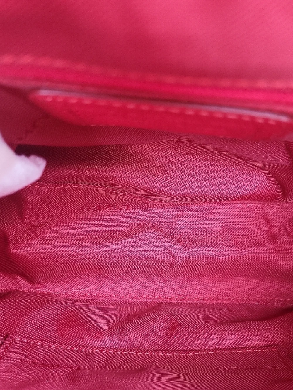 Coach Red Pebbled Leather Mini Turnlock Rucksack Backpack - Picture 15 of 16